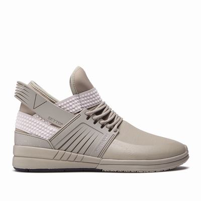 Supra SKYTOP V - Miesten Matalavartiset Tennarit - VaaleanKhaki